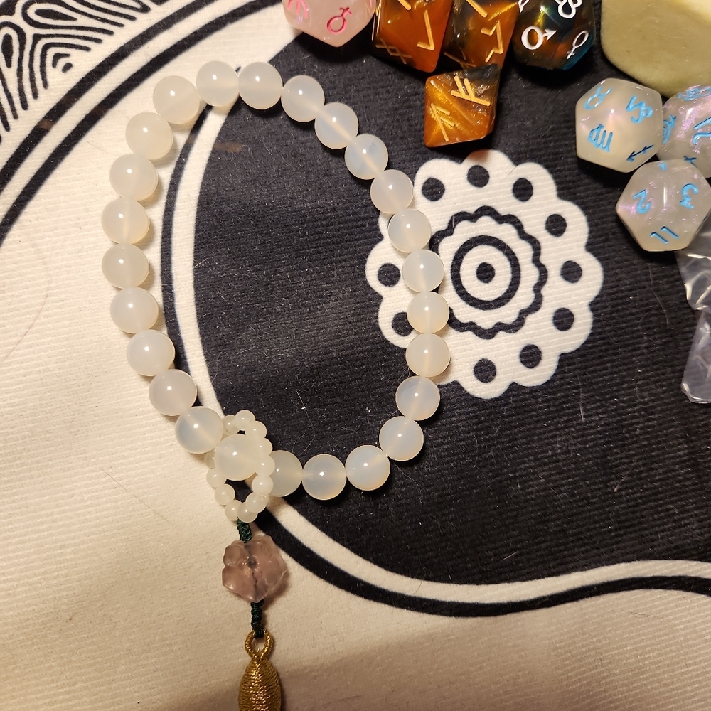 🌞 Opalite mala prayer bracelet (10mm)